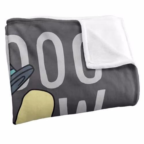 Warner Bros. Rick and Morty Oowweeeee Super Soft Silky Touch Fleece Throw Blanket, Multicolour, W: 127.0 cm x D: 152.4 cm x H: 152.4 cm – 2