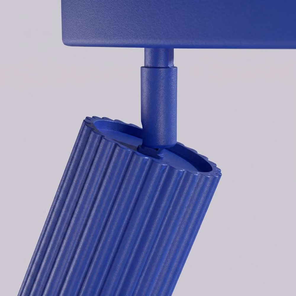 Sollux Lighting minimalist Cobalt Blue 4-Light Ceiling Bar Lamp W/D/H: 81 x 16.5 x 6.5 cm – 4