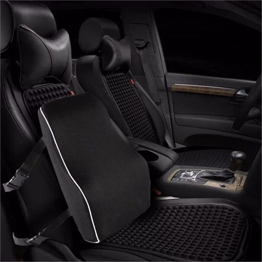 Nordara Black Contoured Memory Foam Seat Cushion for Back Pain Relief – 5