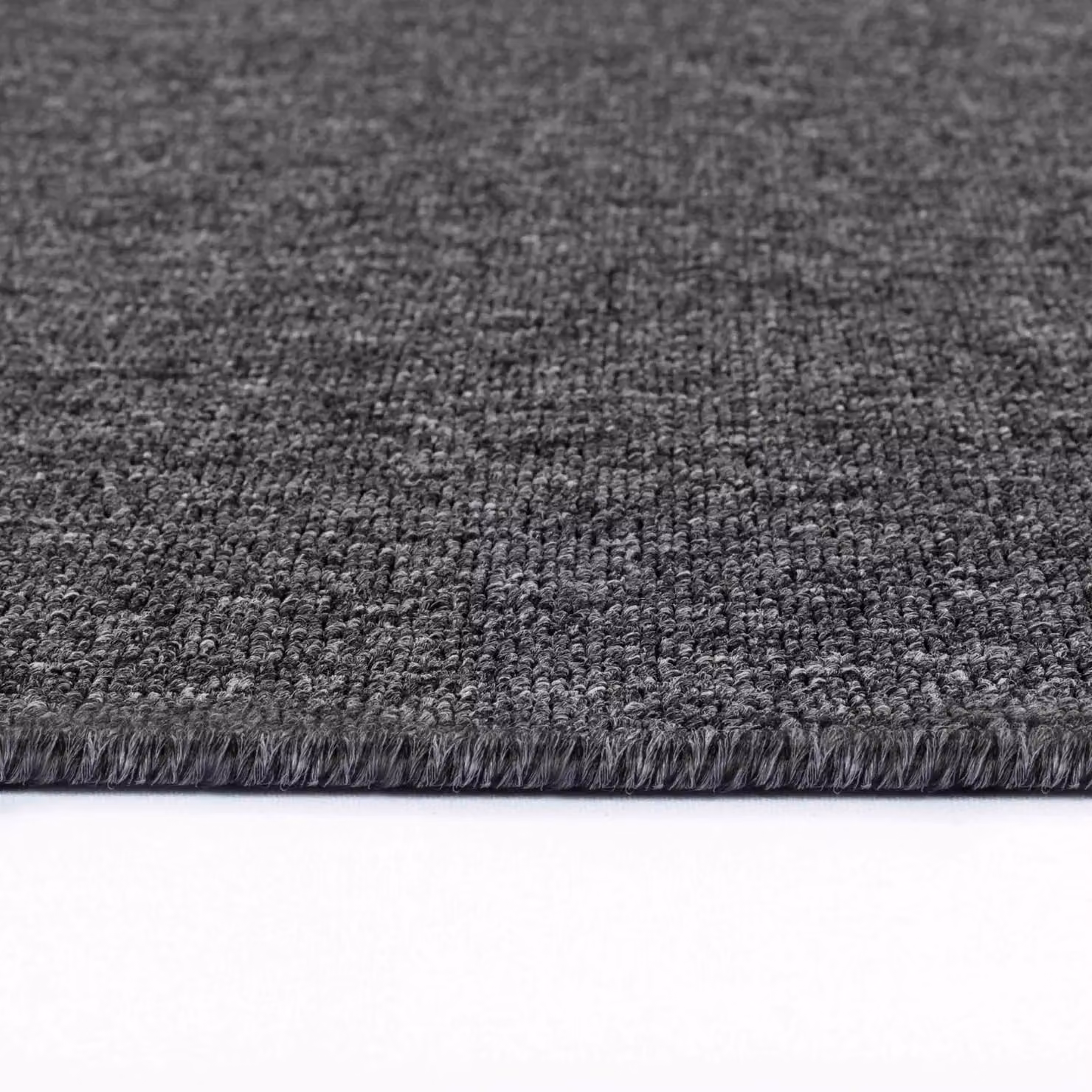 Desire Modern Plain Grey Rectangular Living Room Area Rug, W: 60 cm, L: 110 cm – 5