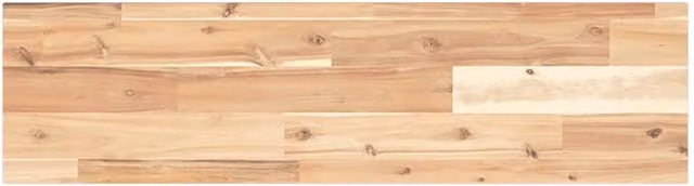 Berkfield Home Floating Wall Mounted Acacia Wood Shelf in Brown, W: 80 cm, D: 20 cm, H: 2 cm – 1