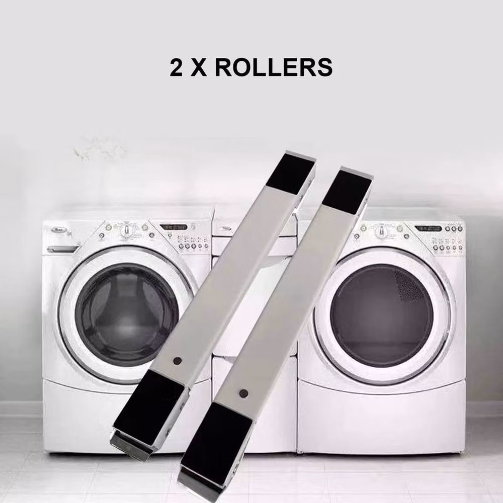 NESTLUNE Pack of 2 Heavy Duty Washing Machine Tumble Dryer Mats in Silver, W: 520 mm, L: 10000 mm – 3