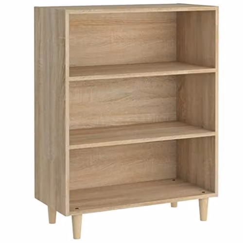 vidaXL Scandinavian Sideboard in Sonoma Oak, W/D/H: 69.5 x 32.5 x 90 cm