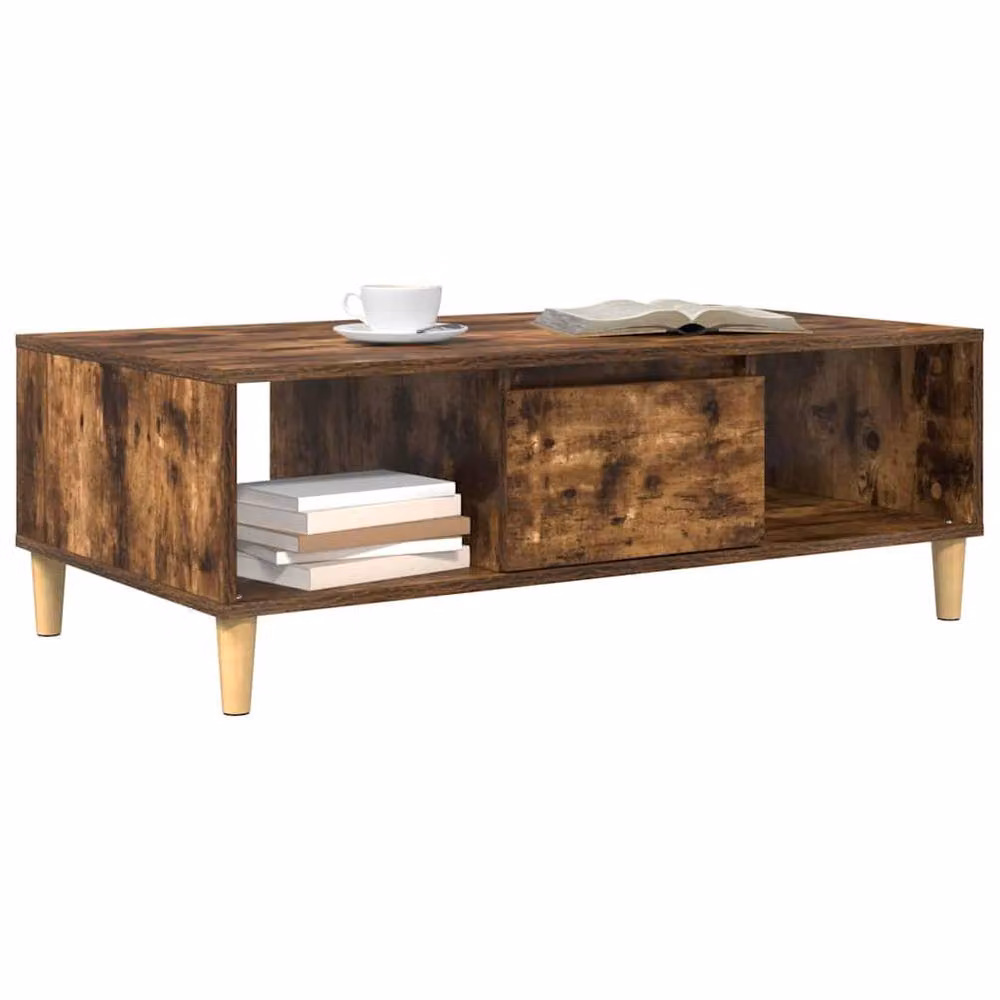 Berkfield Home Modern Smoked Oak Storage Unit with Door in Brown – 3