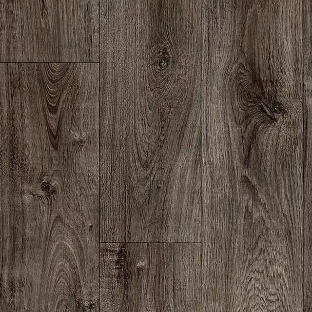 Vinyl Flooring UK Dark Grey Black Wood Effect Vinyl Flooring Sheet, 2.0mm, W 300 cm x D 300 cm