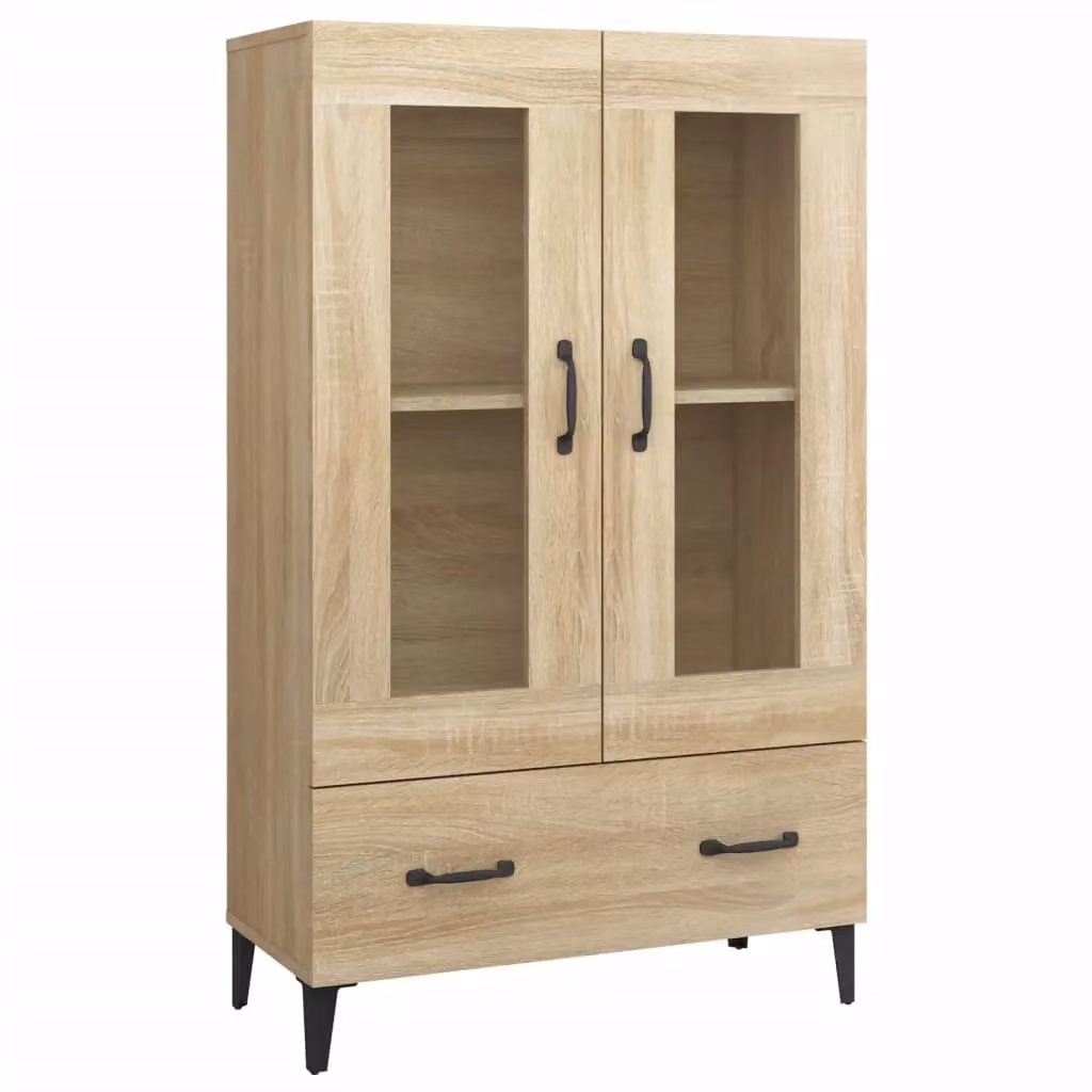 Berkfield Home Sonoma Oak Highboard in Brown, W/D/H: 70 x 31 x 115 cm – 2