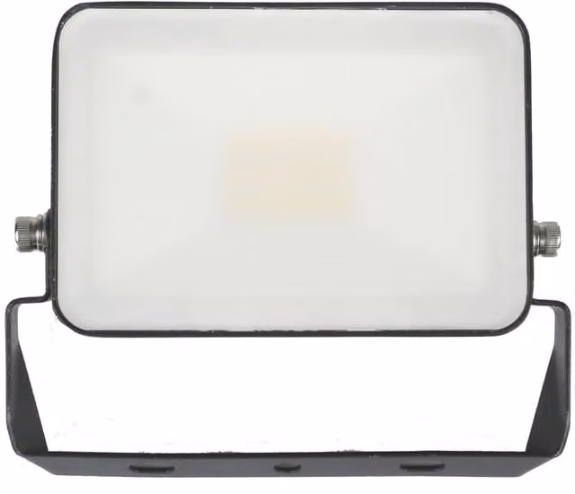 Paul Russells 10W LED Frameless Floodlight, 1200lm, 6500K Cool White, IP65 Waterproof, White or Black
