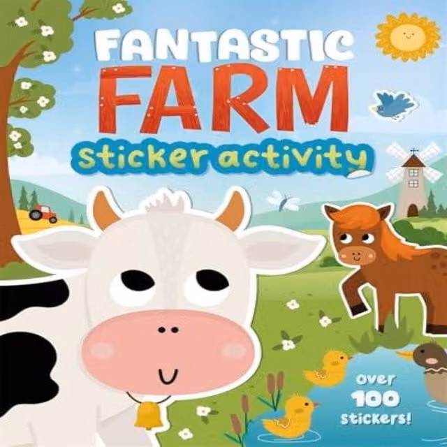Igloo Books Ltd Fantastic Farm Sticker Activity Paperback Book in Multicolour