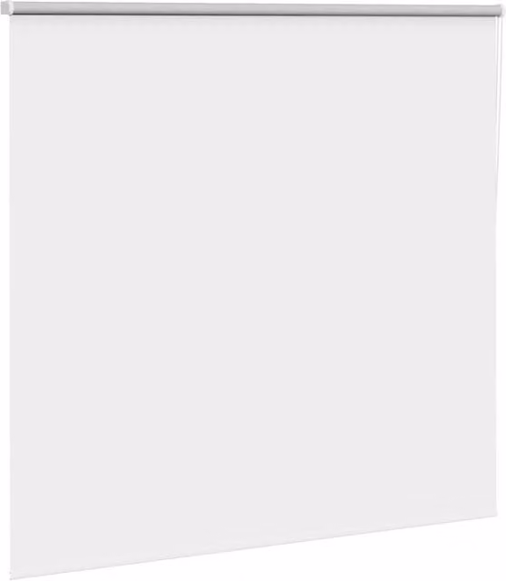 Berkfield Home White Blackout Roller Blind in Polyester, W: 150 cm, H: 175 cm – 1