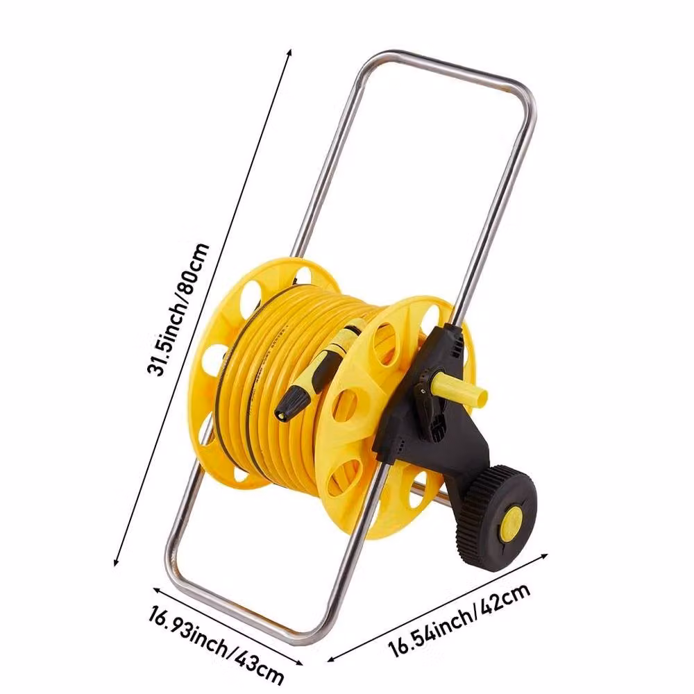 EONLION 40m Garden Water Hose Pipe Reel in Yellow – 2
