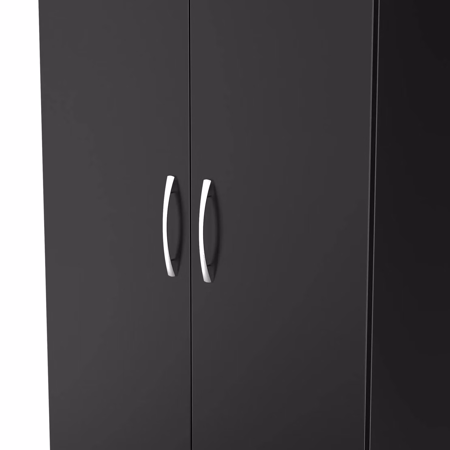 Ready Assembled 2 U Hampshire 2 Door Wardrobe in Black – 3