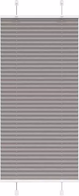 Berkfield Home Single Pleat Fabric Blind in Anthracite Grey, W: 60 cm, H: 100 cm