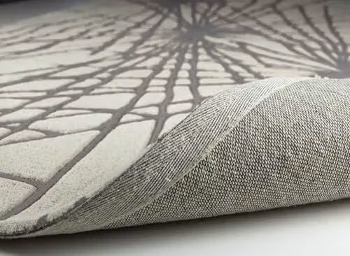 Esselle Home Aura Starburst Wool Rug in Anthracite and Sand, W: 200 cm, D: 290 cm – 5