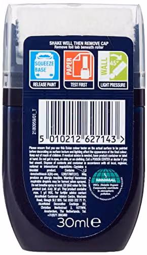 Dulux Timeless White Water Based Walls and Ceilings Tester Paint, 30 ml – 3