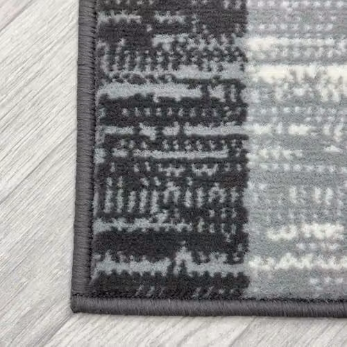 runrug Soft Hallway Runner Rug in Grey, W/D/H: 70 x 420 cm, 9mm Thick – 4