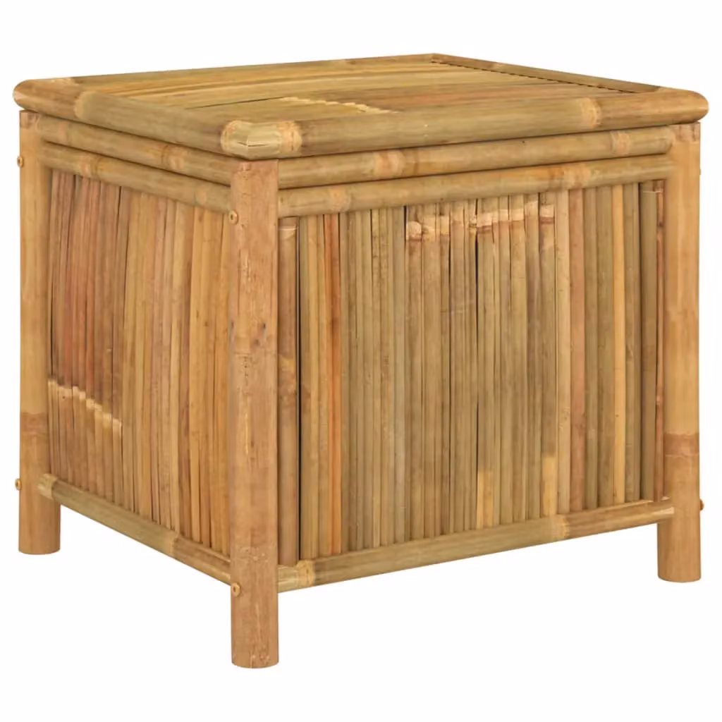 Berkfield Home Brown Bamboo Garden Storage Box W: 60 cm, D: 52 cm, H: 55 cm – 2