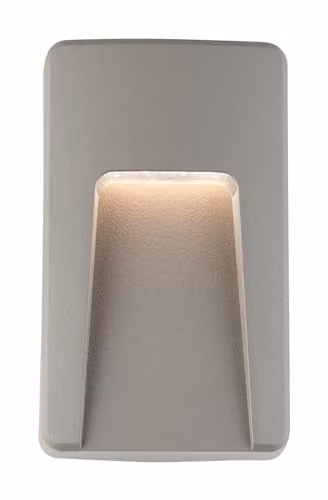 Netlighting Severus CCT LED Outdoor Surface Mounted Wall and Step Guide Light, Grey