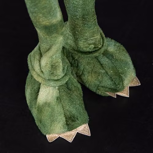 Samuel ALEXANDER Green Plush Santa-Saurus Dino Standing Christmas Decoration, Height: 70 cm – 2