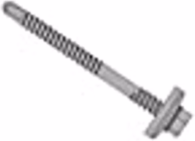 Forgefix Techfast Grey Composite to Steel Hex Screws No.3 Tip, 5.5 x 115 mm, Box of 100