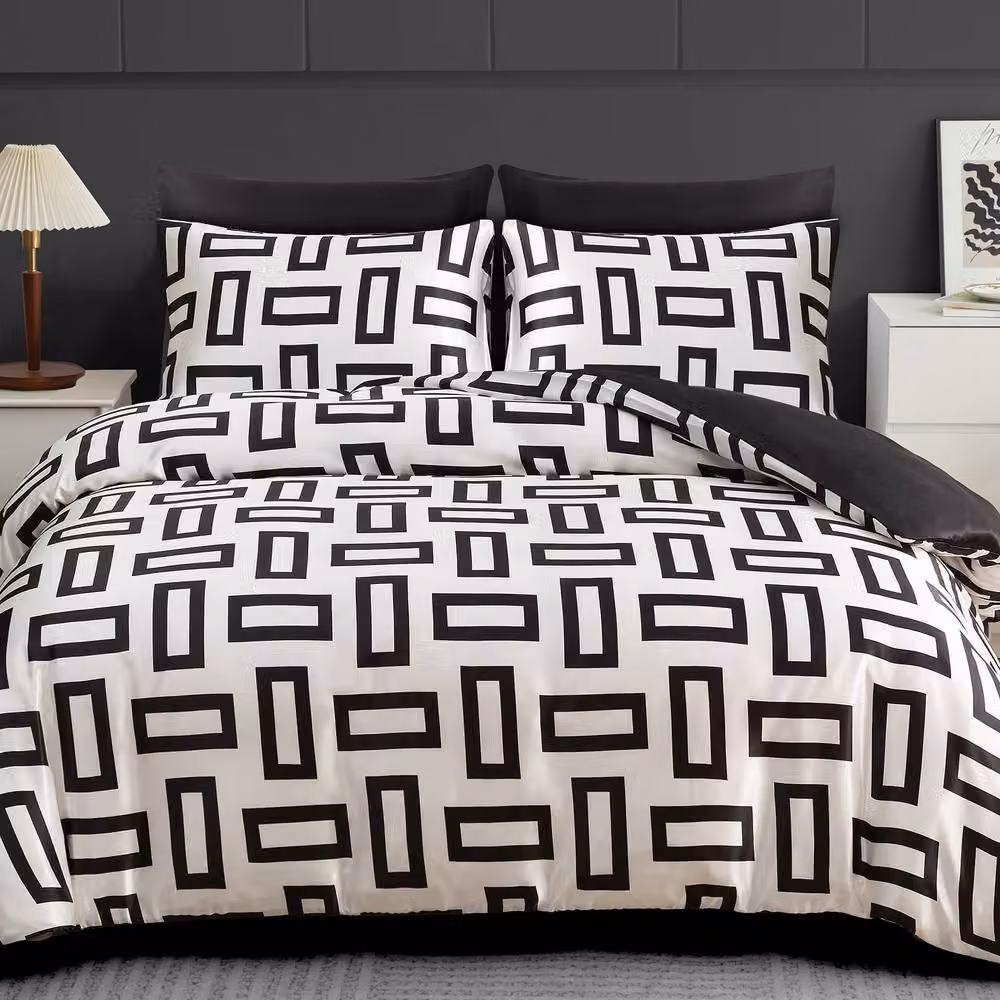 Grace Premium White Mako Satin Silk Duvet Cover and Pillowcase Set, Super King, 200 x 200 cm – 2