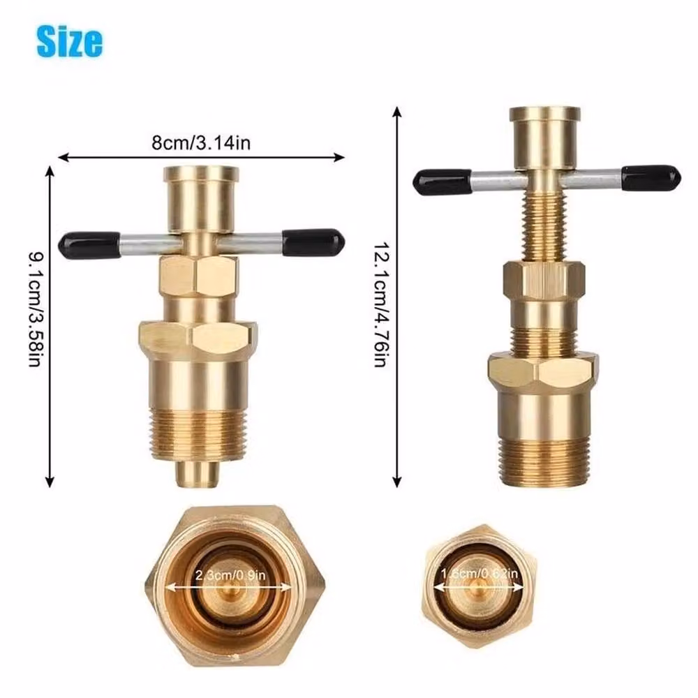 SPETLEK Gold Brass Plumbers Olive Puller Removal Tool for 15-22mm Gas Pipes – 2