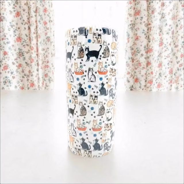 Minster Assorted Cats Ceramic Umbrella Stand, Multicolour, W20 x D20 x H46 cm – 1
