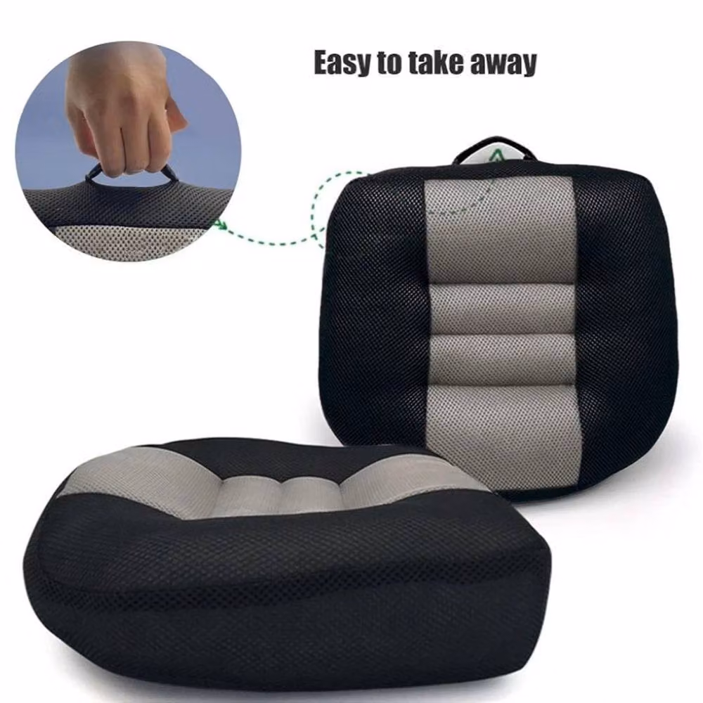 NESTLUNE Car Driver Seat Cushion for Fatigue Relief in Black, W/D/H: 190 x 100 x 10 cm – 6
