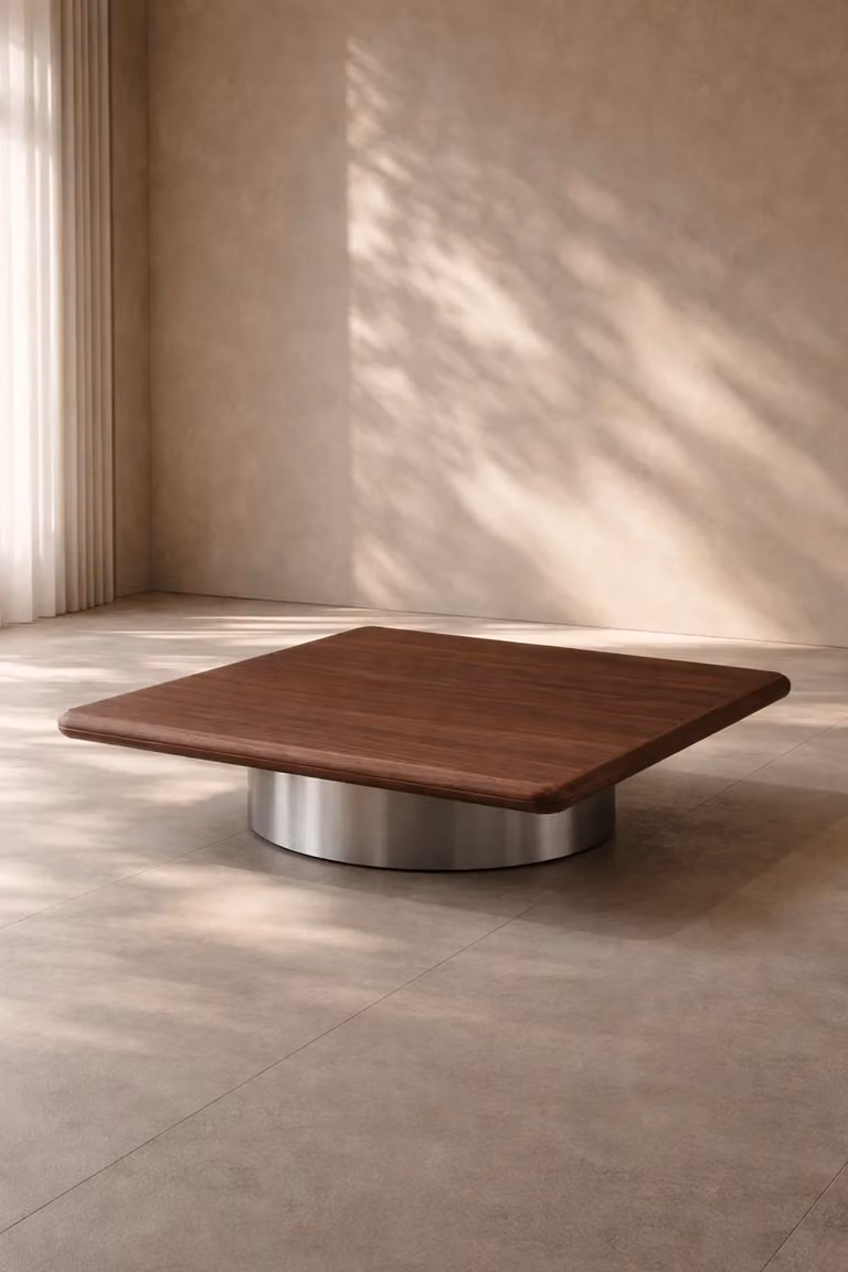 Tommy Franks Lakeside I Coffee Table in Walnut and Grey