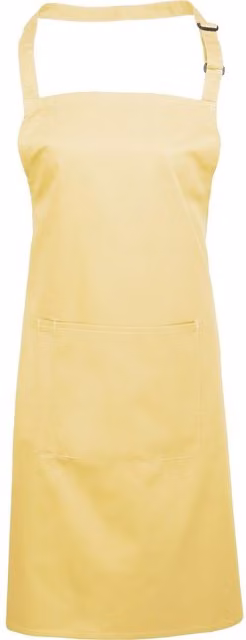 Premier Women's Bip Apron with Pocket in Yellow