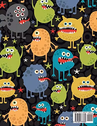 Monsters Aren't So Scary Colouring Book by Traudl Whlke, Multicolour Paper Edition – 2