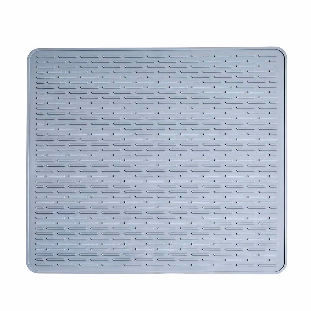 Coopers of Stortford 2-in-1 Non-Slip Silicone Hob Protector and Heat-Resistant Prep Mat, Grey, W60 x D54 cm – 2