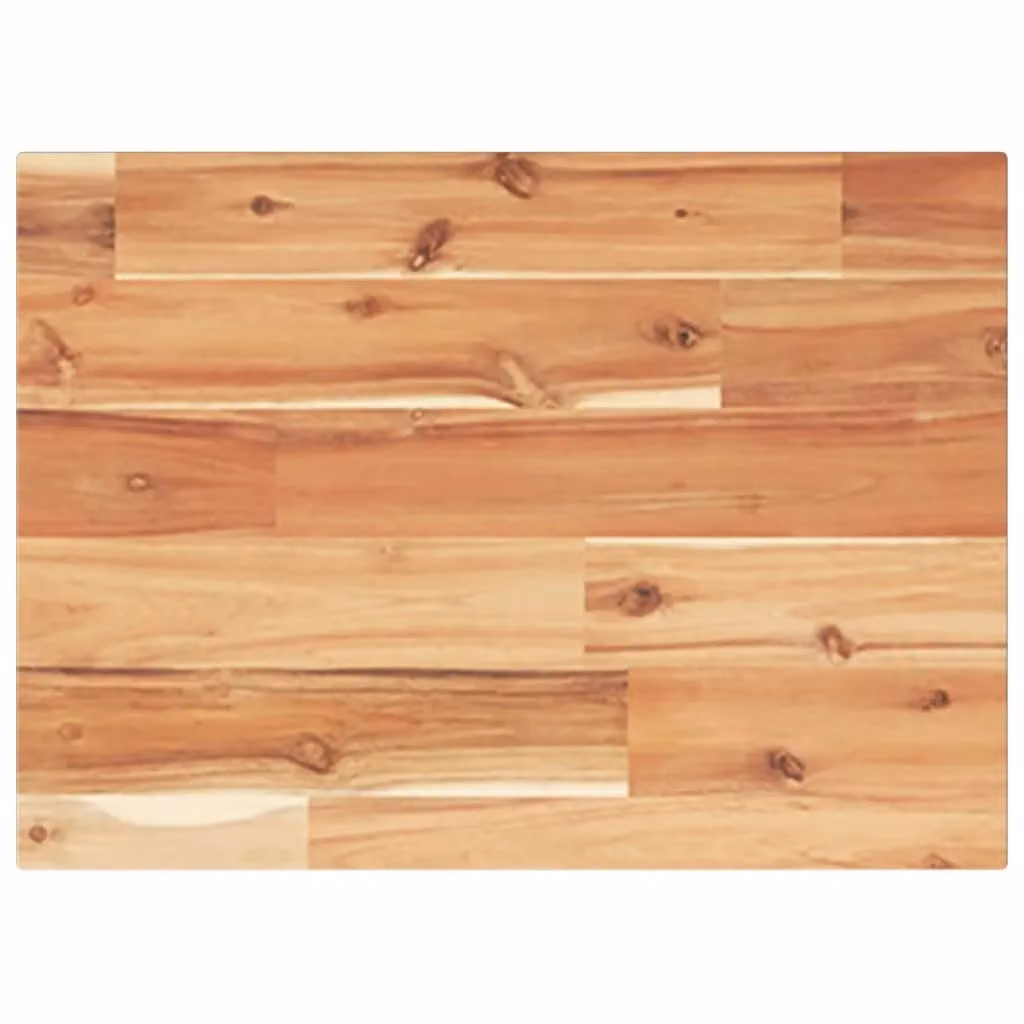 Berkfield Home Rectangular Solid Wood Acacia Table Top, Brown, W: 40 cm, D: 30 cm, H: 2 cm