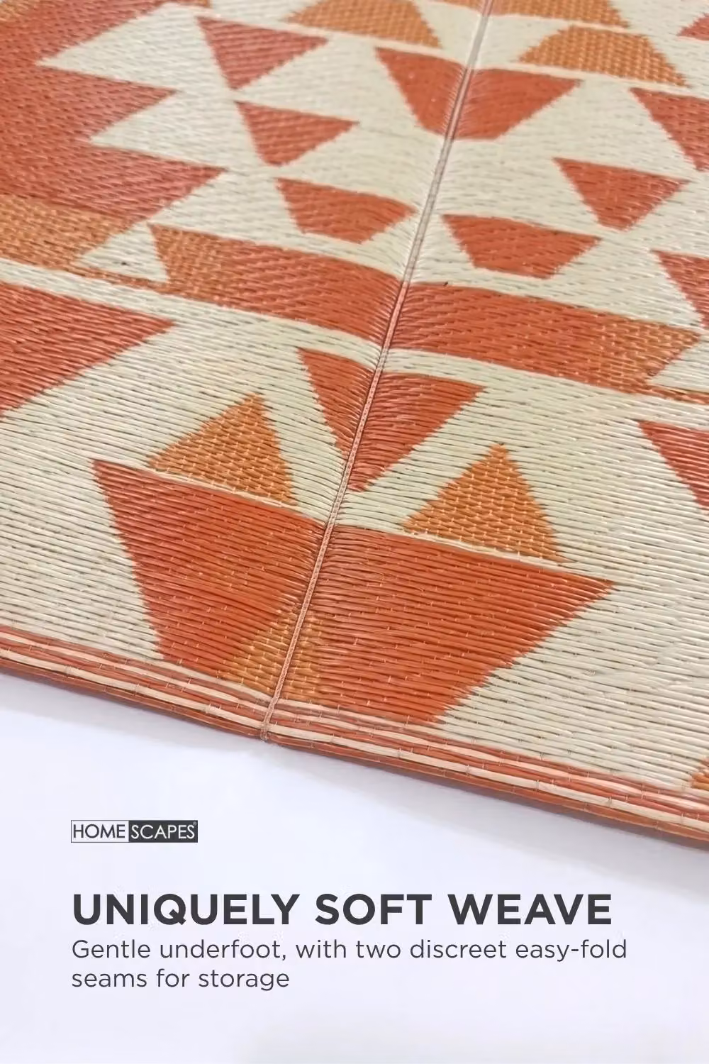 Homescapes Anya Aztec Luxury Outdoor Rug, Orange and Red, W: 150 cm, D: 240 cm – 3