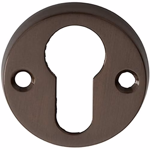 Loops Matt Bronze Euro Profile Open Escutcheon Plate – 1