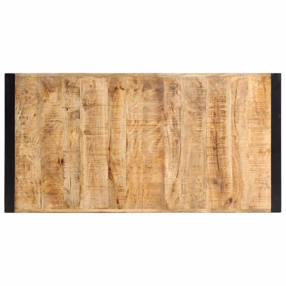 Berkfield Home Industrial Bar Table in Brown Solid Mango Wood, W/D/H: 140 x 70 x 110 cm – 2