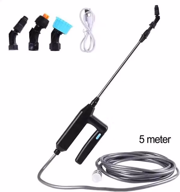 SPETLEK Electric Plant Sprayer Watering Wand with Rechargeable Battery, Black – 1