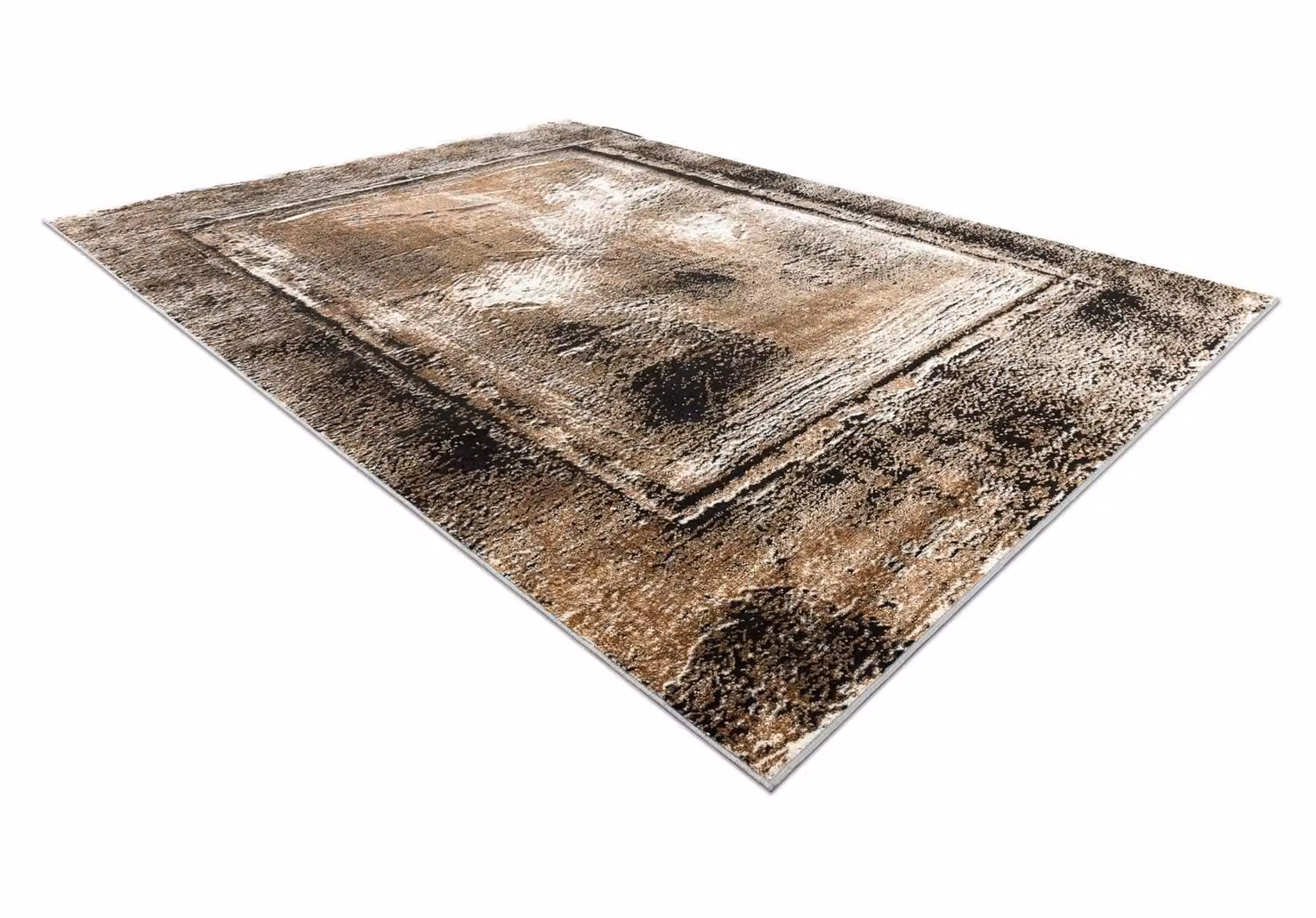 RugsX De Luxe Abstract Grey Polyester Rug, W: 120 cm, L: 170 cm – 3