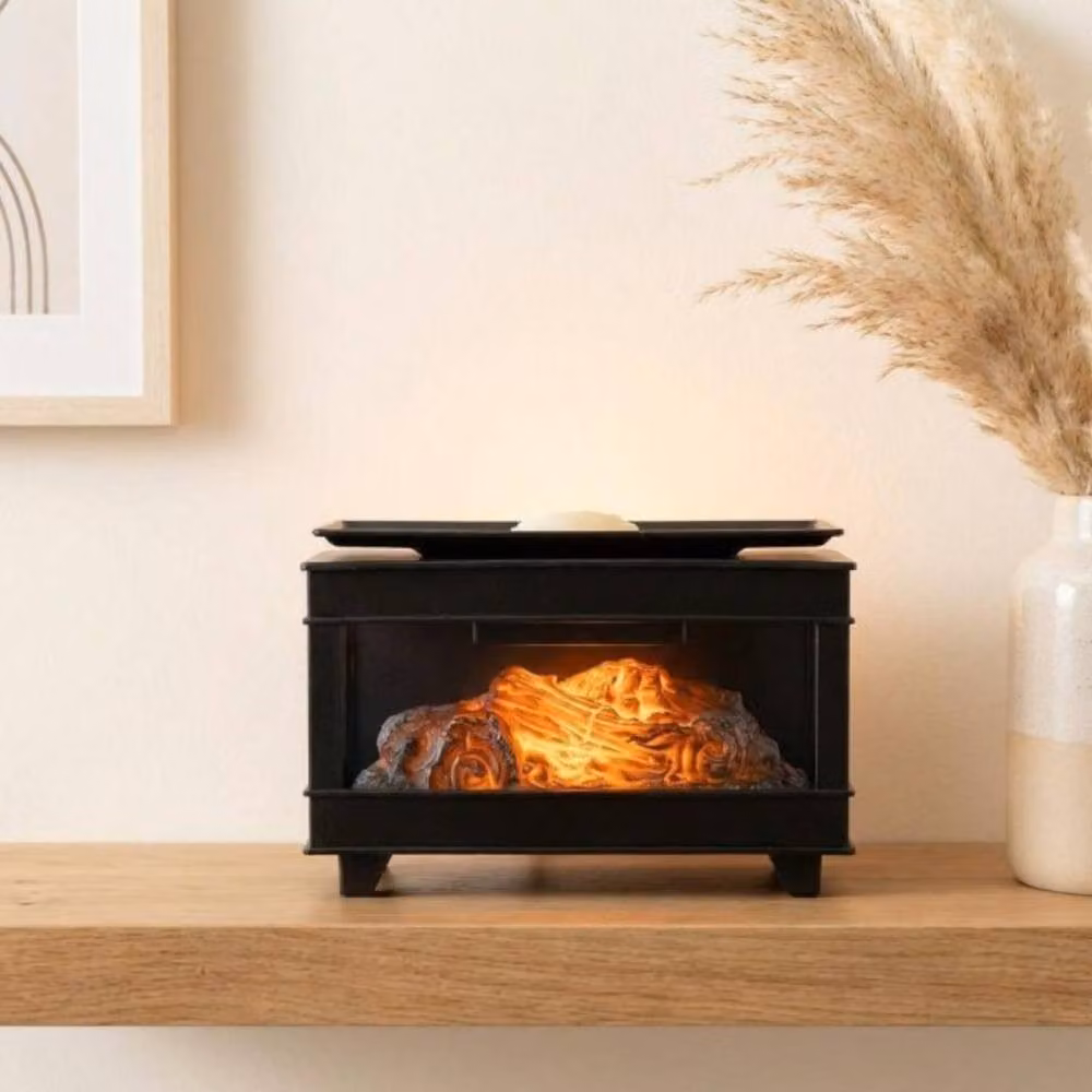 Garden Greatness Nova Rustic Brown Log Aroma Burner – 4
