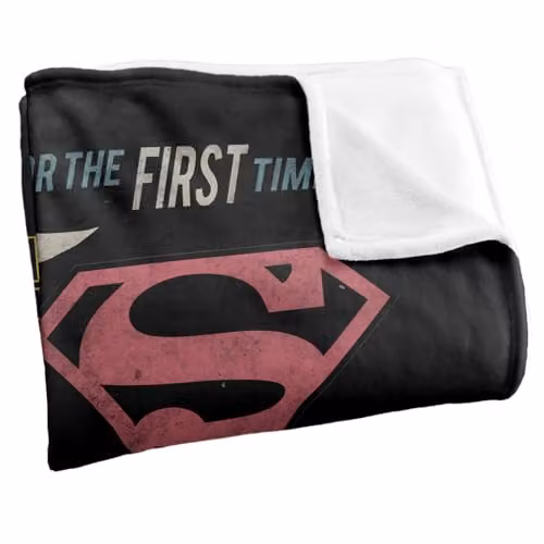 Warner Bros. Superman Superhero Services Silky Touch Super Soft Fleece Throw Blanket, W: 152 cm, D: 127 cm – 2
