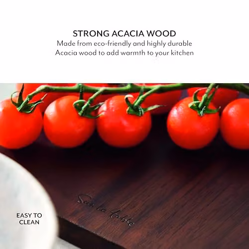 Sur La Table Core Rectangular Wood Serving Board in Brown, W/D/H: 50.8 x 21.2 x 1.5 cm – 3