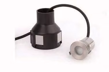 Netlighting Crosby LED Recessed Outdoor Ground Lamp in Grey Stainless Steel with IP67 Rating