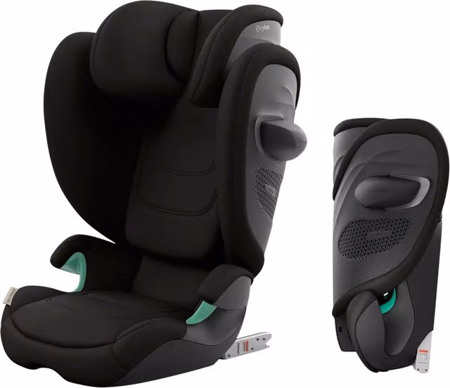 Cybex Solution G2 i-Size High-back Booster Car Seat in Magic Black