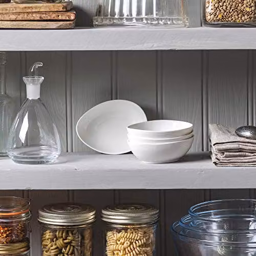 Wm Bartleet & Sons Set of 4 White Porcelain Avocado and Guacamole Serving Dishes, Diameter: 13 cm – 3