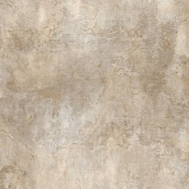 Grandeco Paul Moneypenny Castello Plaster Patina Abstract Wallpaper in Beige, Blue and Gold