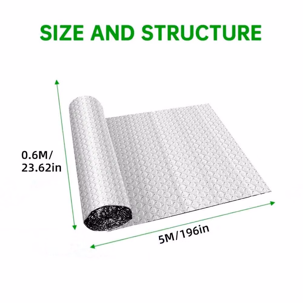 SPETLEK Silver Aluminium Radiator Heat Reflective Insulating Foil, Cuttable, W: 60 cm x L: 5 m – 2