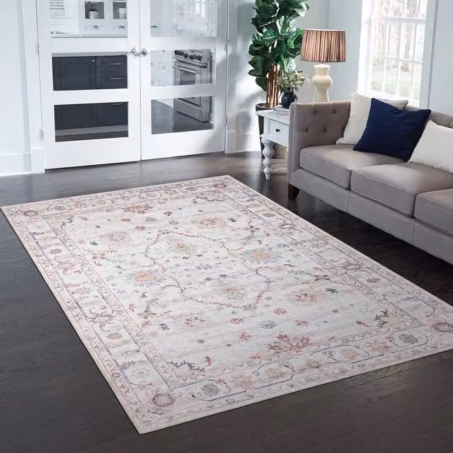 Woohoo Furniture Atlanta Ombre Chenille Flatweave Rug in Beige and Multicolour, W: 100 cm, L: 200 cm