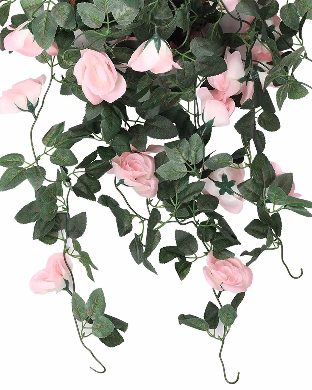 Neel Blue Pink Artificial Rose Garland Vine with 18 Flowers, 110 cm Length – 2