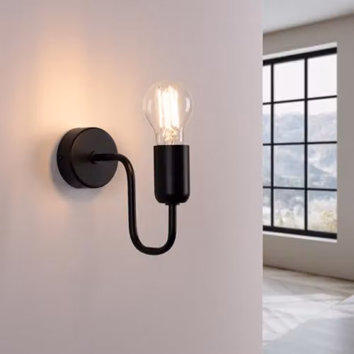 SOLLUX lighting VECTOR LED Wall Light, Black, W/D/H: 8.5 x 15.5 x 20 cm – 2