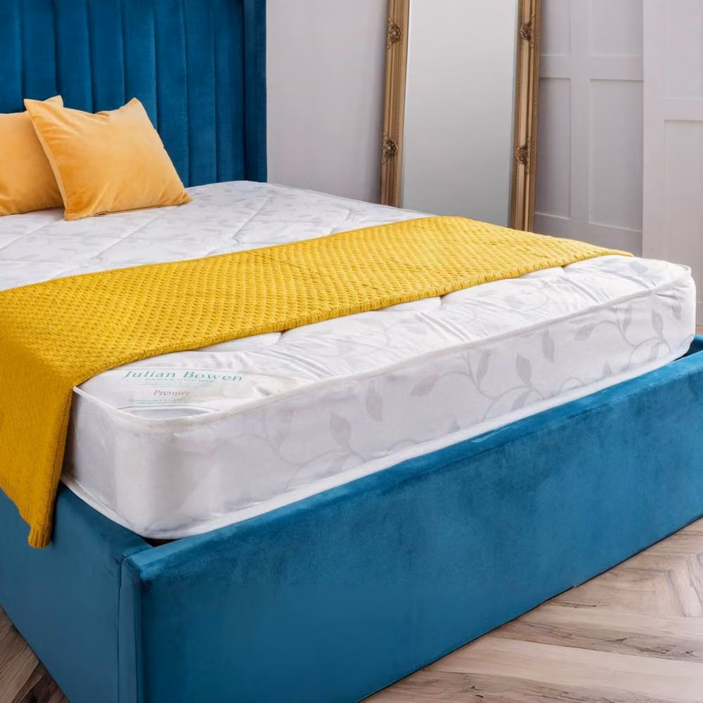 Cheshire Oakham Premier Bonell Spring Mattress in White, Small Single 76 cm – 2