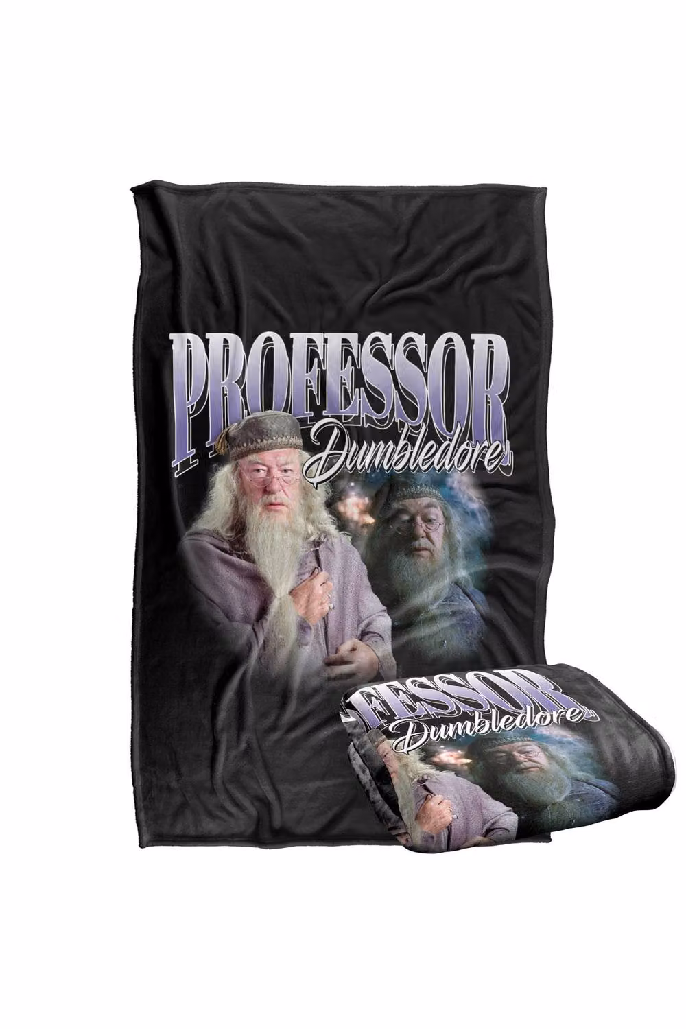 Warner Bros. Harry Potter Professor Dumbledore Homage Super Soft Fleece Throw Blanket, Multicolour, W: 91.44 cm, L: 147 cm – 7